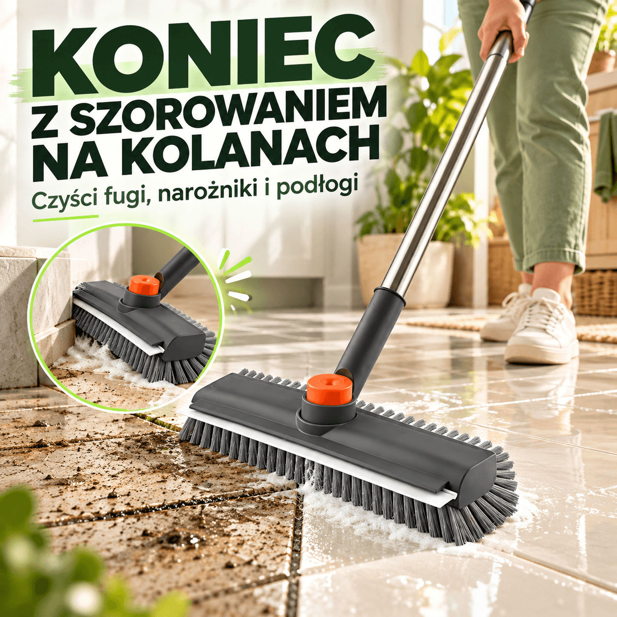 Szczotka MiloFloor – Koniec z Męczącym Szorowaniem
